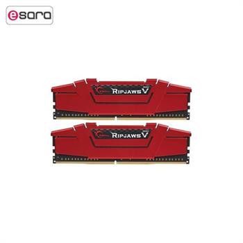 رم دسکتاپ DDR4 دو کاناله 2400 مگاهرتز CL15 جی اسکیل سری Ripjaws V ظرفیت 32 گیگابایت - 3