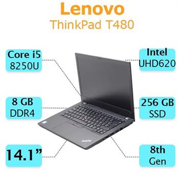 لپ تاپ استوک لنوو مدل ThinkPad T480 پردازنده Core i5 8250 رم 8GB حافظه 256GB  گرافیک Intel