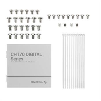 کیس دیپ کول سفید Case DeepCool CH170 Digital WH  - 8