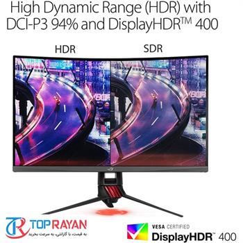 مانیتور خمیده گیمینگ32 اینچ ایسوس سری راگ مدل ایکس جی 32 وی کیو - 5