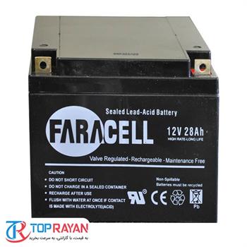 باتری یو پی اس مدل 12V28AH فاراسل 12 ولت 28 آمپر ساعت  - 2