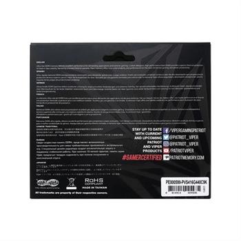 رم پاتریوت وایپر استیل 32 گیگابایت فرکانس 3600 دو کاناله - 6