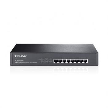 سوییچ 8 پورت گیگابیتی دسکتاپ رکمونت تی پی-لینک به همراه 8 پورت PoE مدل TL-SG1008PE - 3