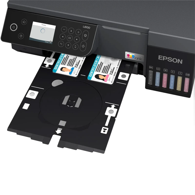 پرینتر چندکاره جوهر افشان اپسون مدل EcoTank L8100 - 4