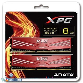 رم دسکتاپ DDR3 دو کاناله 2133 مگاهرتز CL10 ای دیتا مدل XPG V1 ظرفیت 8 گیگابایت - 6