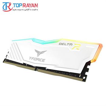 رم دسکتاپ DDR4 دو کاناله 3000 مگاهرتز CL15 تیم گروپ مدل T-Force Delta RGB ظرفیت 16 گیگابایت - 2
