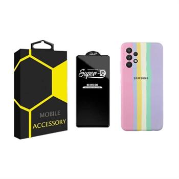 کاور مدل Rainbow مناسب برای گوشی موبایل سامسونگ Galaxy A13 4G به همراه محافظ صفحه نمایش - 3