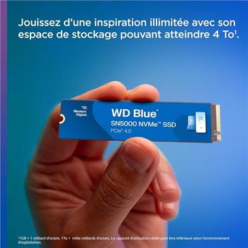 حافظه SSD وسترن دیجیتال مدل SN5000 NVME  ظرفیت 2 ترابایت آبی - 2