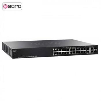 سوئیچ شبکه سیسکو 28 پورت مدل SG350-28MP - 6