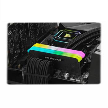 رم کامپیوتر DDR4 تک کاناله 3600 مگاهرتز CL18 کورسیر مدل VENGEANCE RGB RS ظرفیت 16 گیگابایت - 4