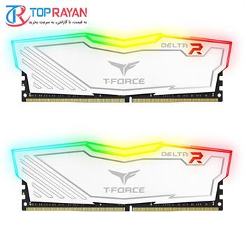 رم دسکتاپ DDR4 دو کاناله 3200 مگاهرتز CL15 تیم گروپ مدل T-Force Delta RGB ظرفیت 32 گیگابایت - 2