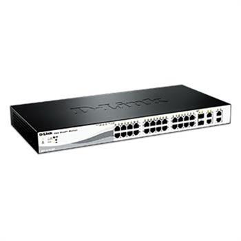 سوییچ 28 پورت 10/100 و اسمارت دی-لینک مدل DES-1210-28 همراه با چهار پورت گیگابیتی - 7
