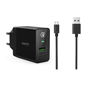 شارژر دیواری انکر 18 وات مدل Quick Charge 3.0 Power Port plus 1 B2013L11 - 5