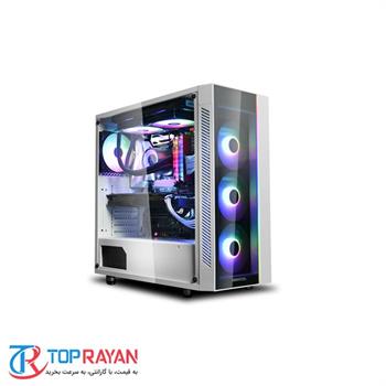 کیس دیپ کول سفید MATREXX 55 V3 ADD-RGB 4F - 8