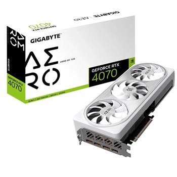کارت گرافیک گیگابایت سفید GeForce RTX 4070 AERO OC 12GB White