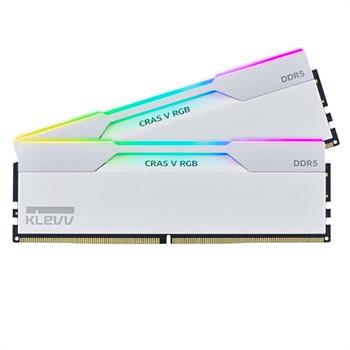 رم کامپیوتر DDR5 دو کاناله 6000 مگاهرتز CL30 کلو Cras V White ظرفیت 32 گیگابایت