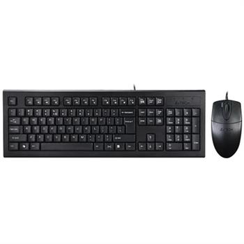 کیبورد و ماوس باسیم ای فورتک KR-8520DS با حروف فارسی