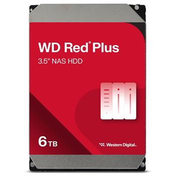 هارد اینترنال وسترن دیجیتال Red Plus NAS CMR ظرفیت 6 ترابایت