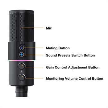 میکروفون استودیویی کامیکا مدل STA-U2D - 6