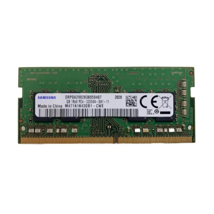 رم لپ تاپ DDR4 سامسونگ سری PC4 با ظرفیت 4 گیگابایت و فرکانس 3200 مگاهرتز