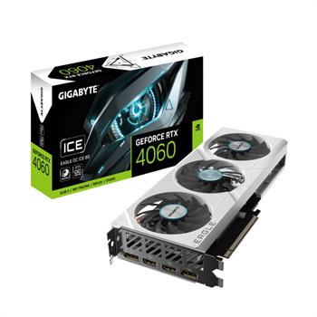 کارت گرافیک گیگابایت مدل GeForce RTX™ 4060 EAGLE OC ICE 8G