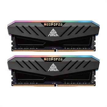 رم کامپیوتر DDR4 دو کاناله 3600 مگاهرتز CL18 نئو فورزا مدل Mars RGB ظرفیت 16 گیگابایت