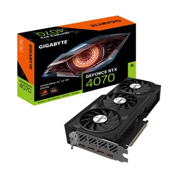 کارت گرافیک گیگابایت GeForce RTX 4070 WINDFORCE OC V2 12GB