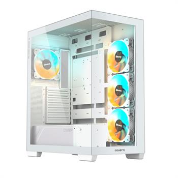 کیس گیمینگ گیگابایت سفید C500 PANORAMIC STEALTH ICE