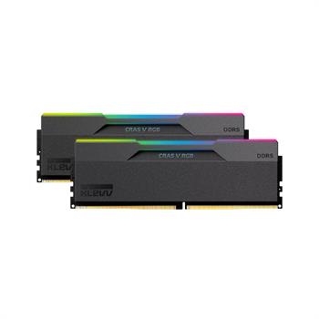 رم کامپیوتر DDR5 دو کاناله 7600 مگاهرتز CL36 کلو Cras V RGB ظرفیت 32 گیگابایت