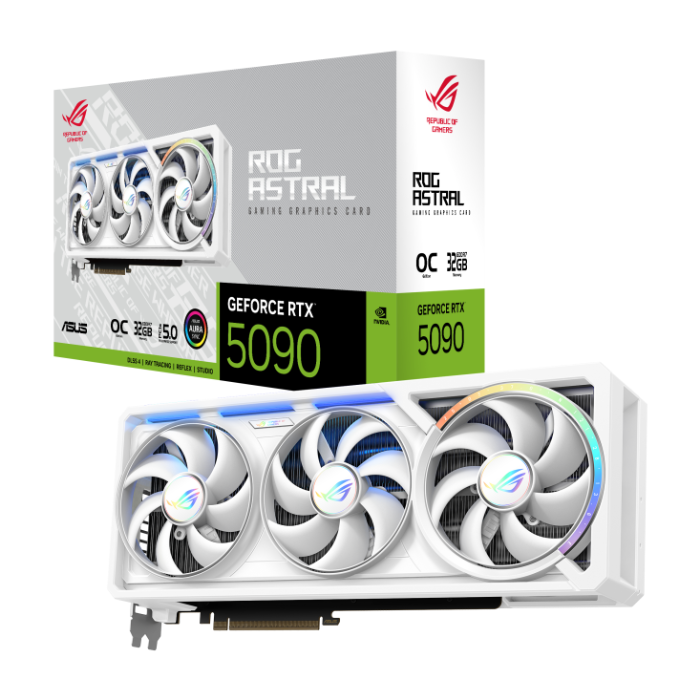 کارت گرافیک ایسوس مدل ROG Astral GeForce RTX 5090 32GB GDDR7 WHITE OC Edition 