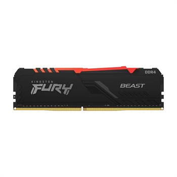 رم کینگستون سری HyperX Fury RGB با ظرفیت 16 گیگابایت و فرکانس 3200 مگاهرتز 
