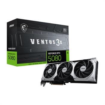 کارت گرافیک ام اس آی مدل GeForce RTX 5080 16GB VENTUS 3X OC PLUS