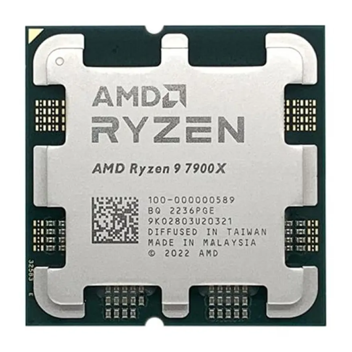 پردازنده ای ام دی CPU Ryzen 9 7900X AM5 بدون باکس