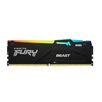 رم کینگستون مدل Fury Beast RGB ظرفیت 16 گیگابایت فرکانس 5600 مگاهرتز تک کانال