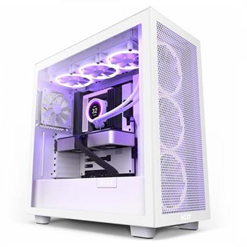 کیس ان زد ایکس تی NZXT H7 Flow Matte White