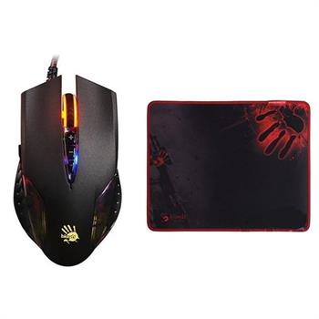 Mouse+Mouse Pad: A4Tech Bloody Q5081 Wired Bundle Gaming