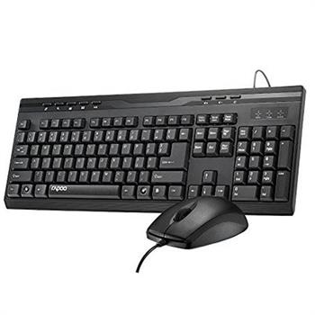 کیبورد و ماوس با سیم رپو مدل ایکس NX1710 - 3