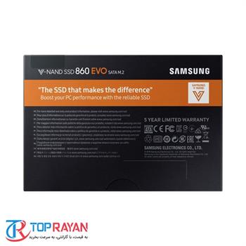 حافظه اس اس دی اینترنال سامسونگ مدل Evo 860 m.2 ظرفیت 500 گیگابایت - 7