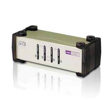 کی وی ام سوئیچ 4 پورت PS/2-USB VGA آتن CS84U