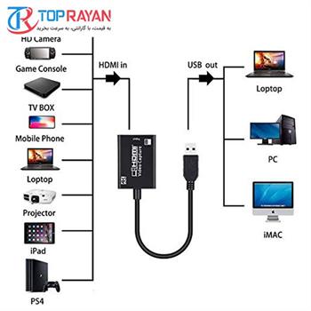 کارت کپچر اکسترنال مدل Microware - 8