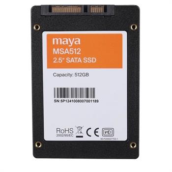 حافظه SSD اینترنال 512 گیگابایت Maya مدل MSA512  - 3