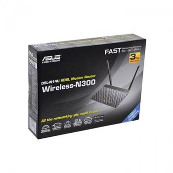 مودم روتر بي سيم N300 ايسوس سري ADSL2 مدل DSL-N14U-b1 - 3