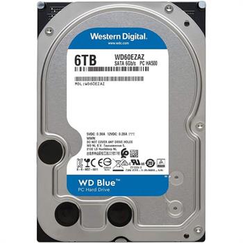 هارددیسک اینترنال وسترن دیجیتال سری بلو WD۶۰EZAZ ظرفیت ۶ ترابایت