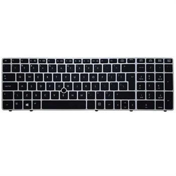کیبورد لپ تاپ اچ پی مدل Elitebook 8560P مشکی-با فریم - 5