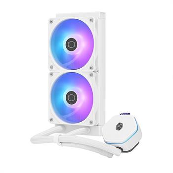 خنک کننده مایع پردازنده کولر مستر مدل MASTERLIQUID 240mm ATMOS II White - 2