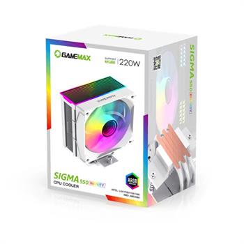 فن پردازنده گیم مکس  Sigma 550 Infinity White - 9