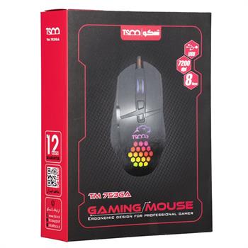 ماوس مخصوص بازی تسکو مدل TM 753 GA - 12