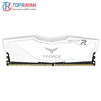 رم دسکتاپ DDR4 دو کاناله 3000 مگاهرتز CL15 تیم گروپ مدل T-Force Delta RGB ظرفیت 16 گیگابایت - 4