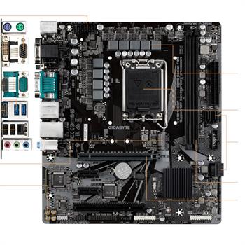 مادربرد گیگابایت Motherboard GigaByte H610M HD3P LGA1700 DDR5 - 4
