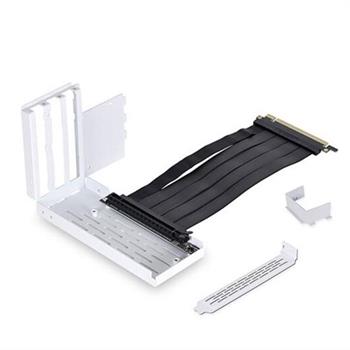 کابل و براکت نصب عمودی کارت گرافیک لیان لی O11D EVO PCI 4.0 White